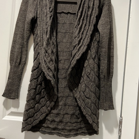 Firenze Italian alpaca wool blend Cardigan - Picture 2 of 7